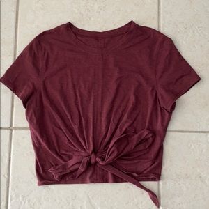Lululemon Crop Top front tie